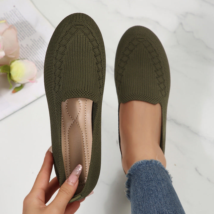 Damen Atmungsaktive Slip-On Ballerinas mit flexiblem Design Drune
