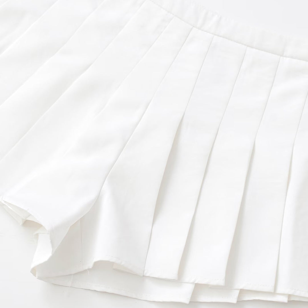 Damen Faltenrock Shorts Drune