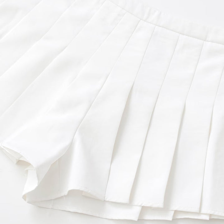 Damen Faltenrock Shorts Drune