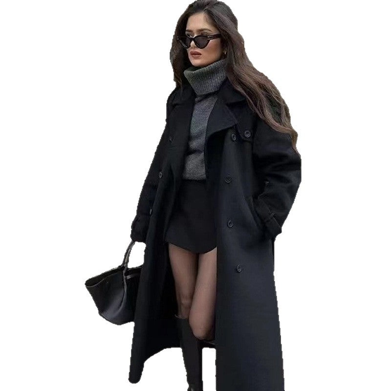 Damen eleganter Trenchcoat Drune