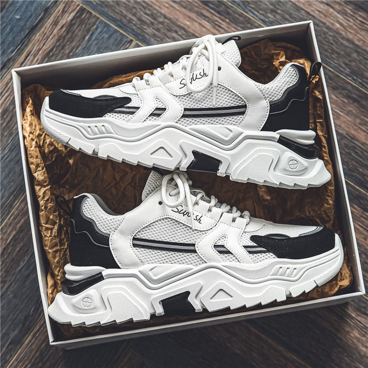 Damen Sportliche Chunky Sneakers mit atmungsaktiver Mesh-Oberfläche und stabiler Sohle Drune