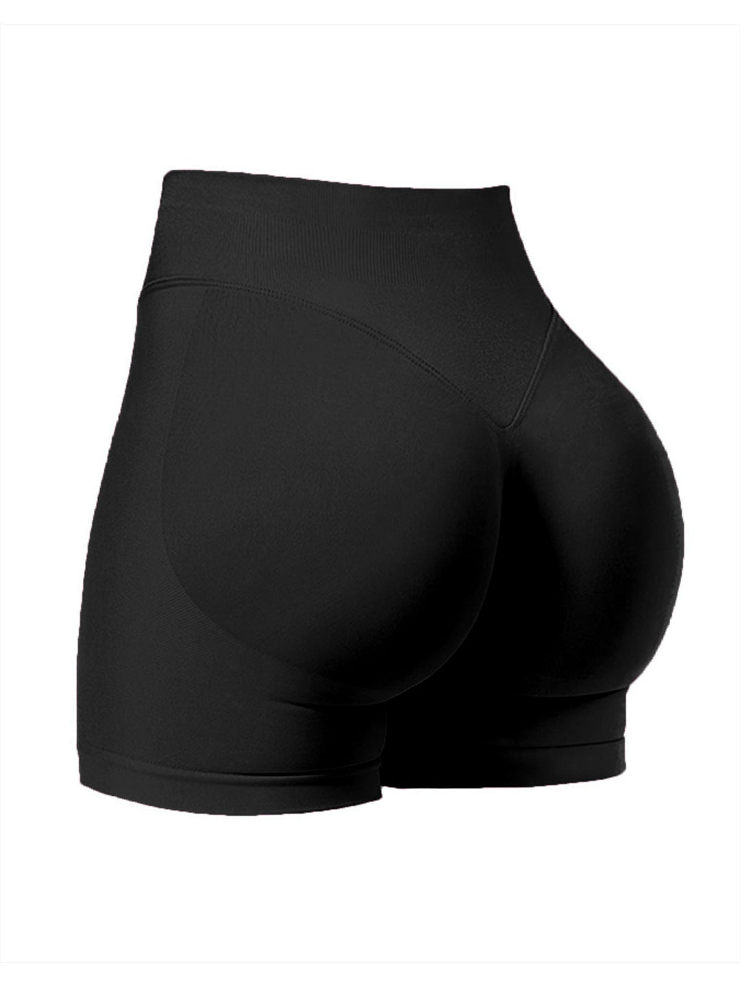 Damen Sport-Bikini-Oberteil mit hoch geschnittenen Shorts und nahtlosem Design Drune