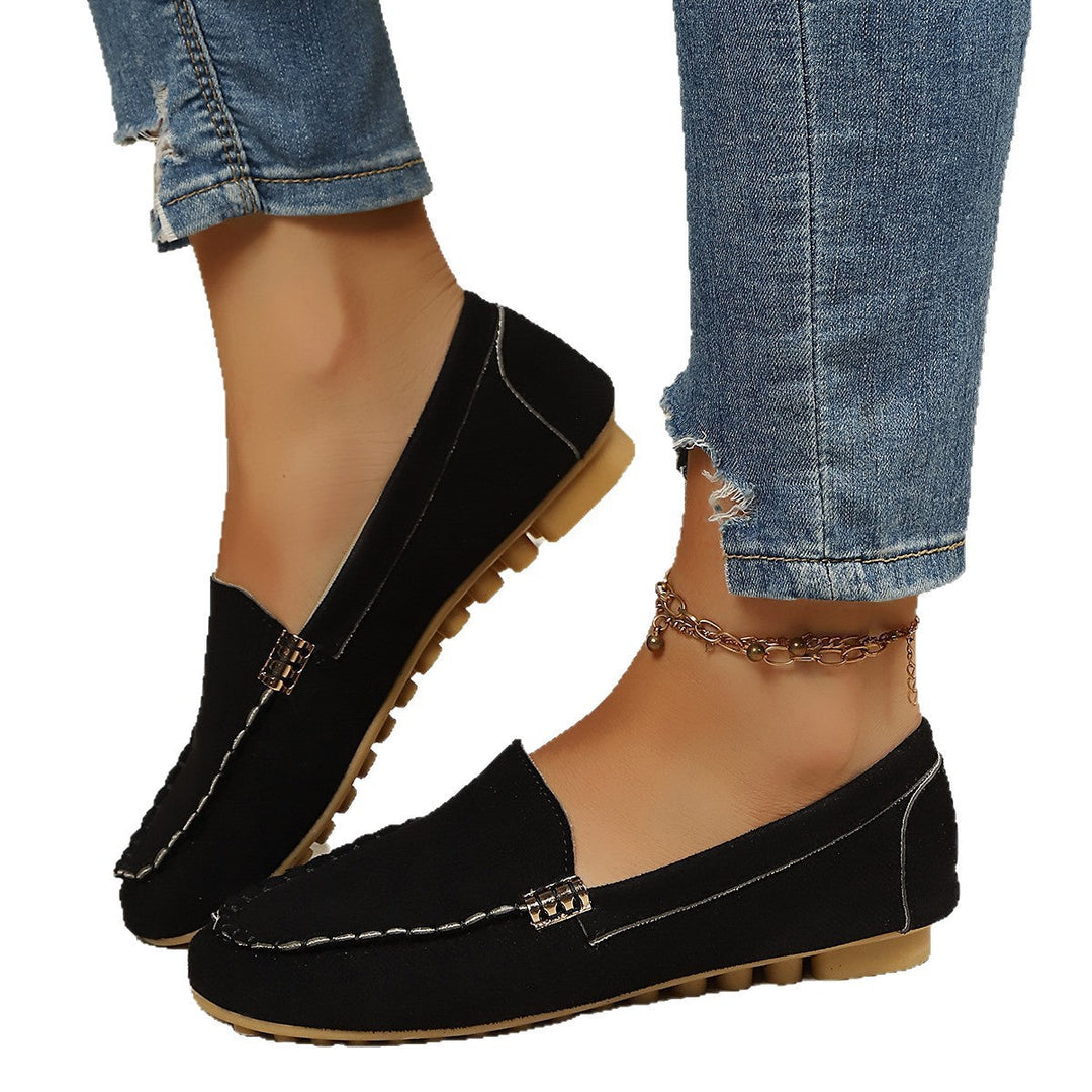 Damen Mokassins mit stilvollem dekorativem Design Drune