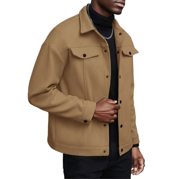 Herren weiche und modische Overshirtjacke Drune