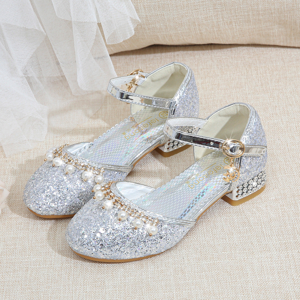 Damen Glitzernde Festtagsballerinas Drune