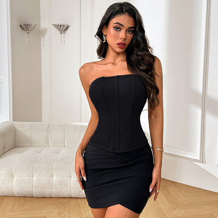 Damen Bustier-Oberteil mit figurformendem Design Drune