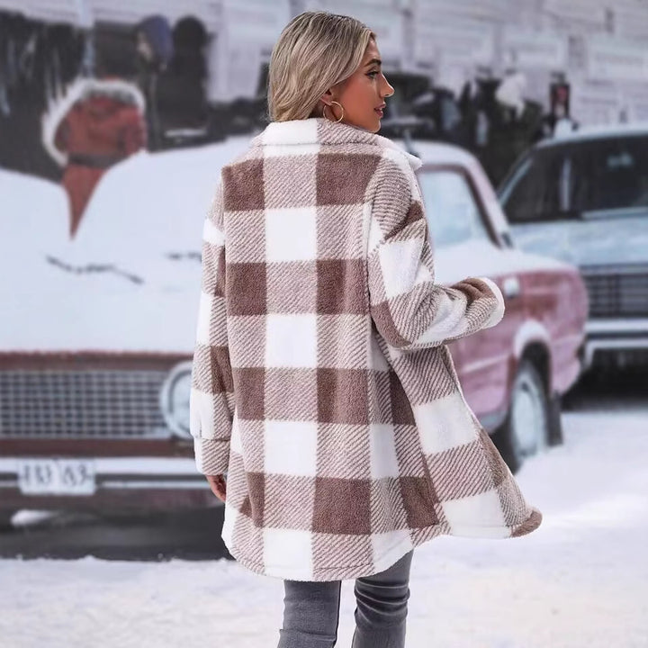 Damen Flanell-Winterjacke Drune