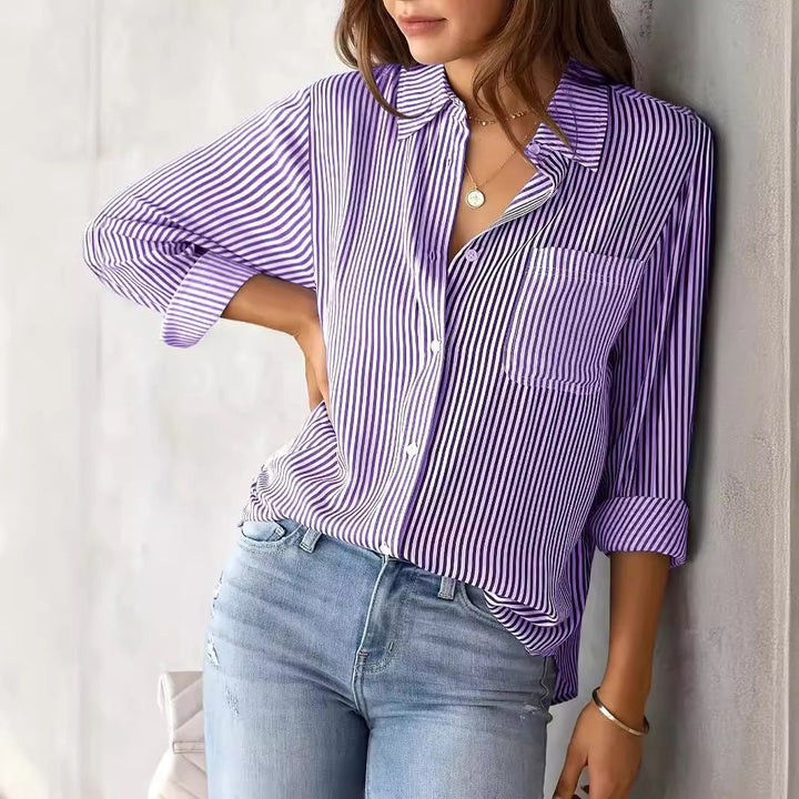 Damen lässige Hemdbluse Drune