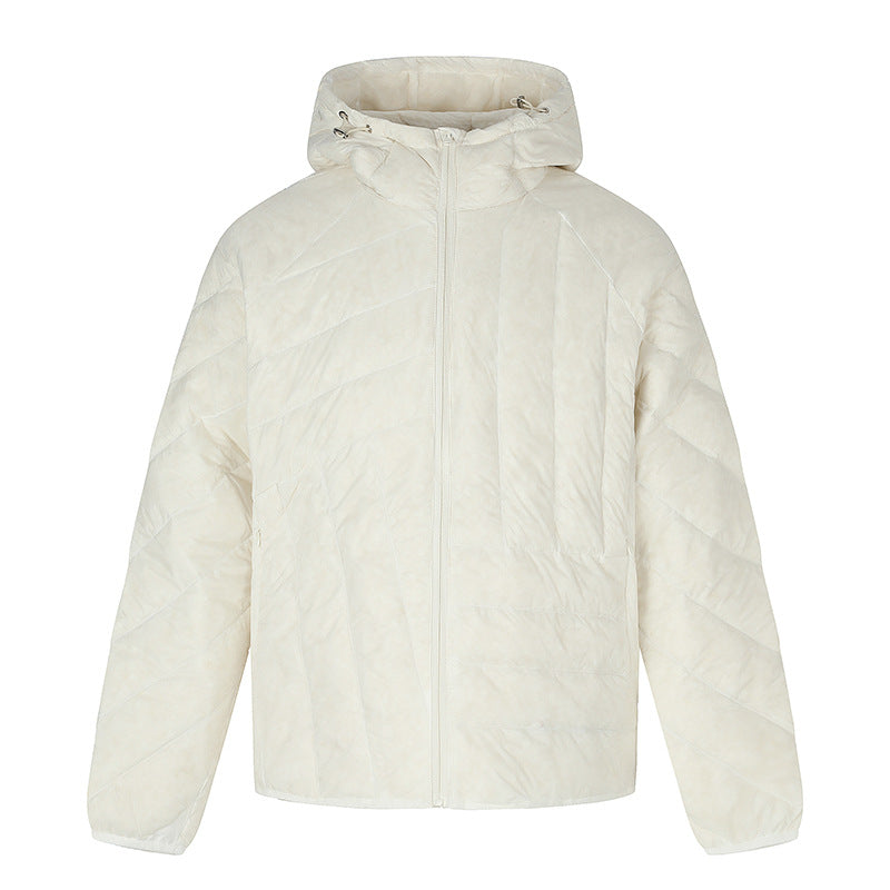Damen Wattierte Oversize-Steppjacke mit Kapuze und geräuscharmem Mikrofaser-Außenmaterial Drune