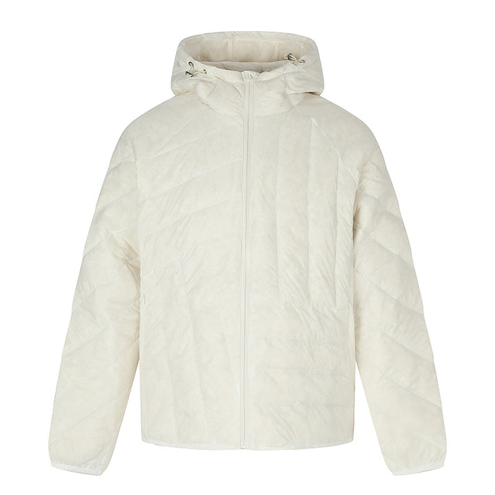 Damen Wattierte Oversize-Steppjacke mit Kapuze und geräuscharmem Mikrofaser-Außenmaterial Drune