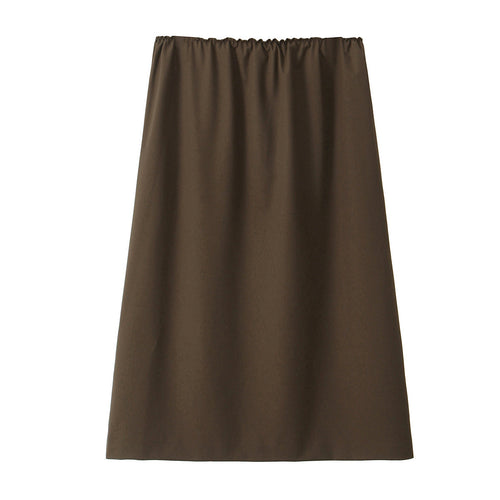 Damen A‑Linien‑Midirock mit elastischem Bund und fließender Silhouette Drune