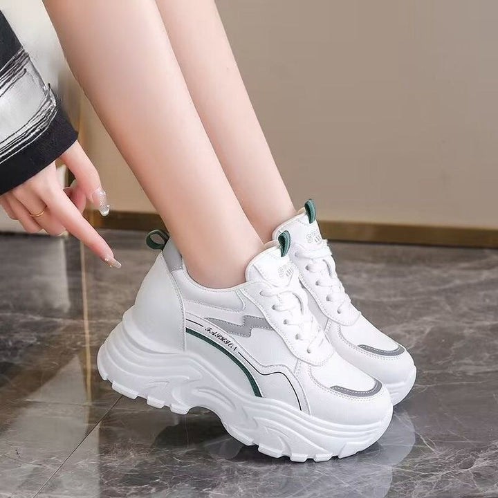 Damen Sportliche Sneakers mit elastischem Obermaterial und gepolsterter Sohle Drune