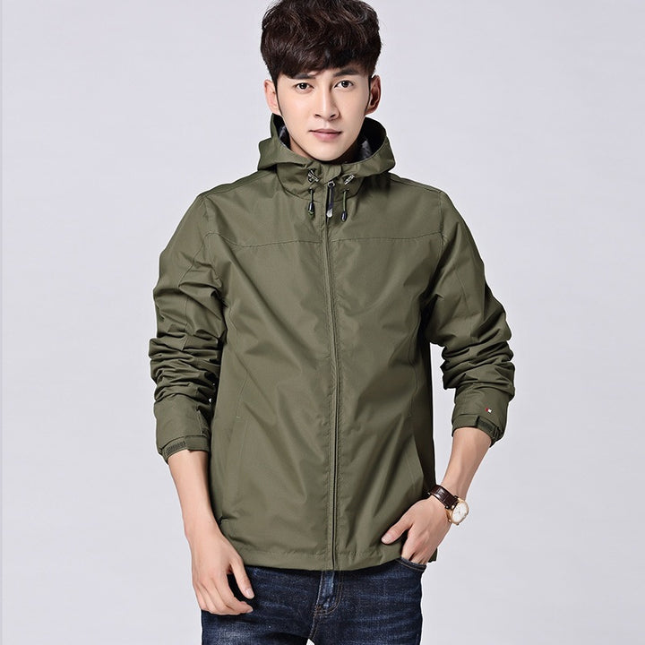 Damen Wasserabweisende Outdoor-Jacke mit Kapuze Drune