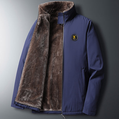 Herren Multifunktionale Steppjacke mit tiefem Kragen und weichem Innenfutter Drune