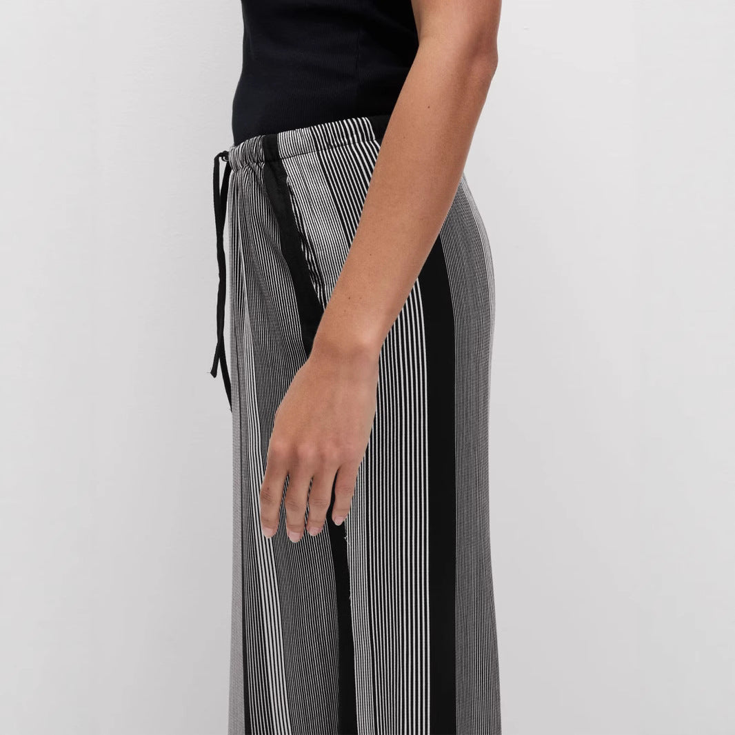 Damen Weit geschnittene Sommerhose mit elastischem Bund Drune