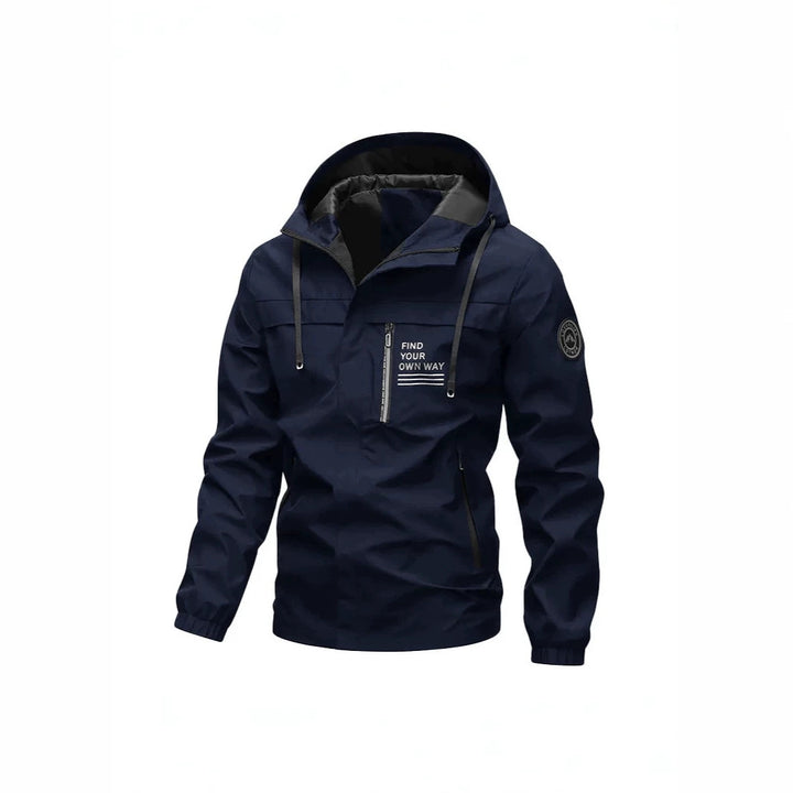 Herren Funktionsjacke mit hohem Kragen Drune