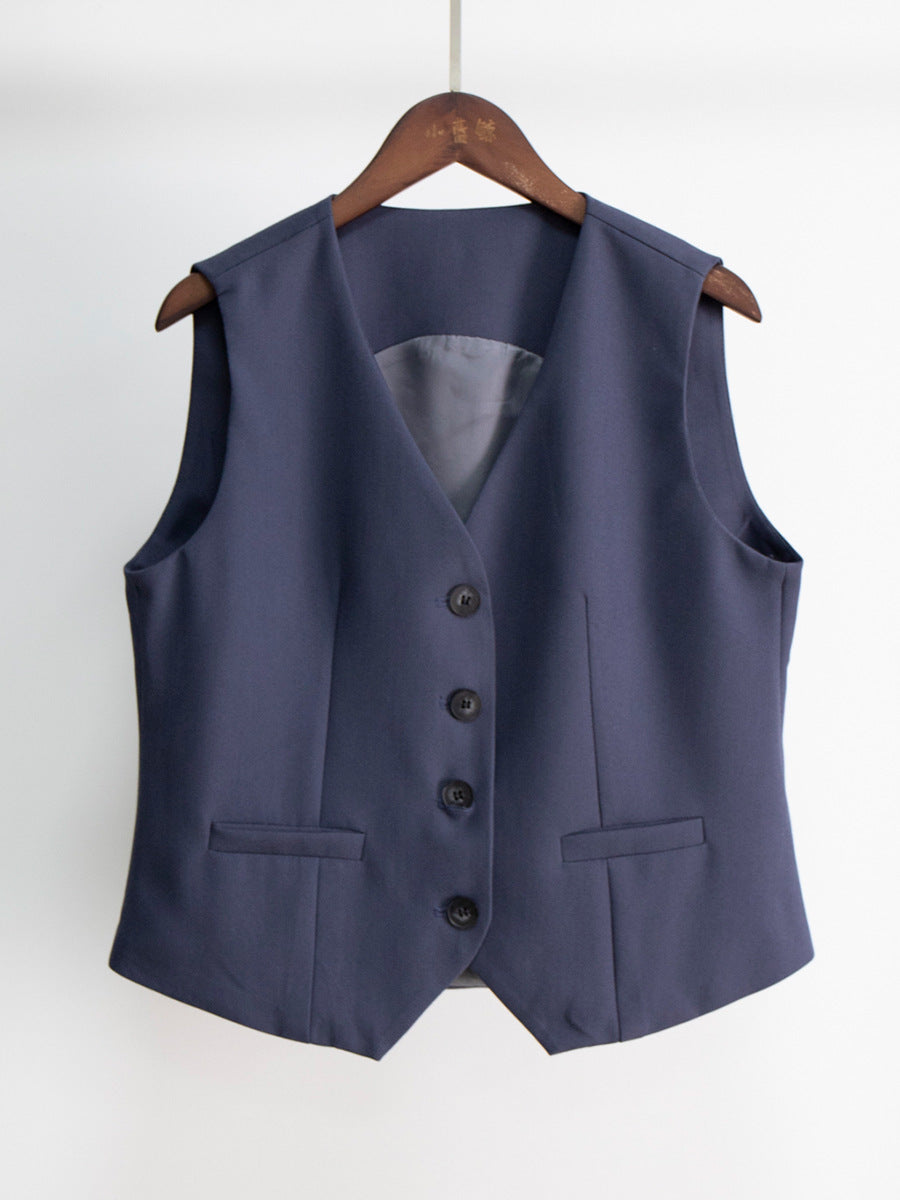 Damen elegante Weste mit komfortablem Schnitt Drune