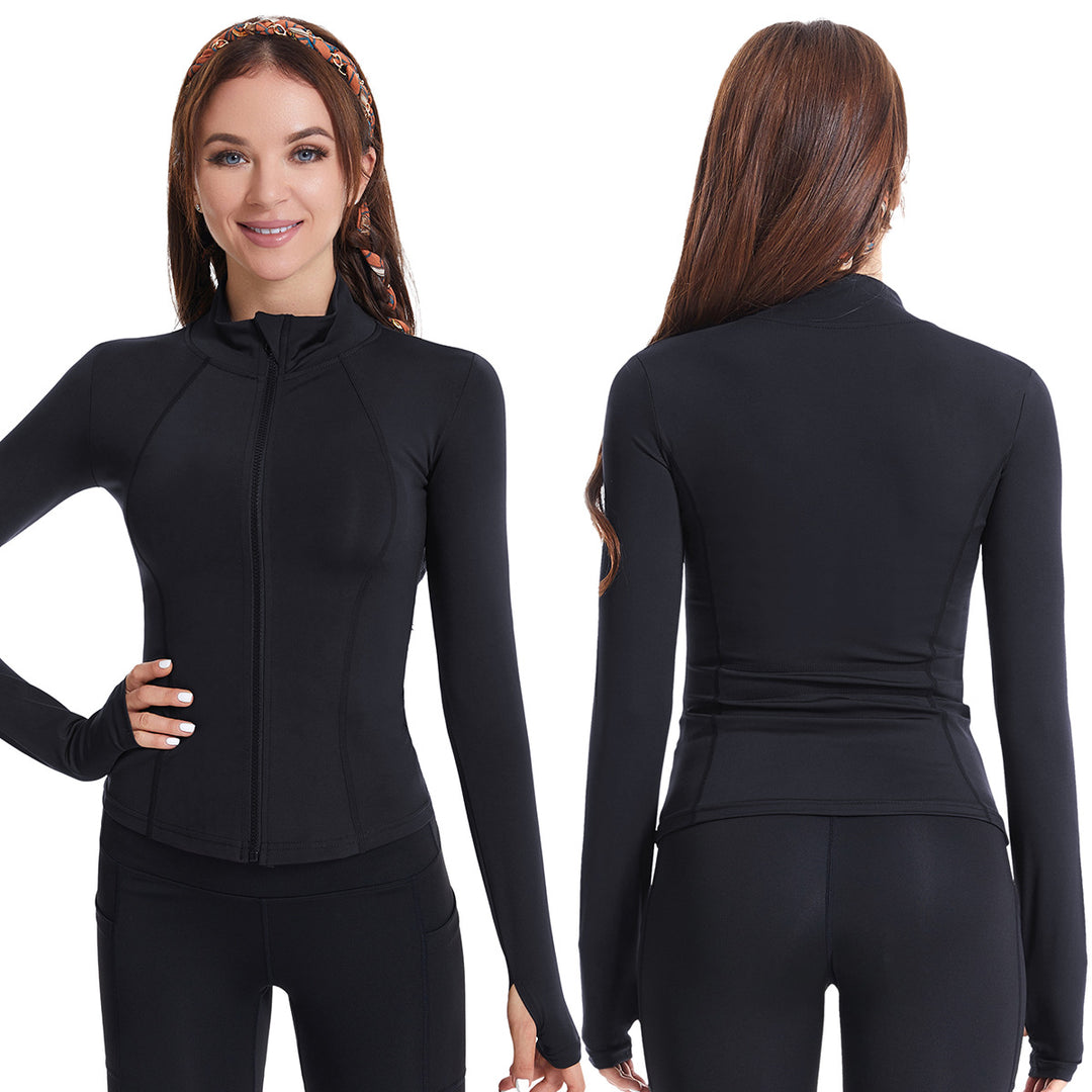 Damen Sportjacke mit hohem Kragen und praktischem Reißverschluss Drune