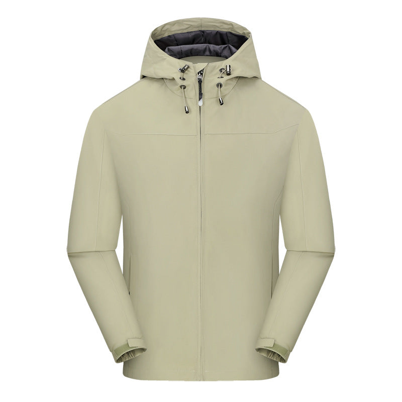 Damen Wasserabweisende Outdoor-Jacke mit Kapuze Drune