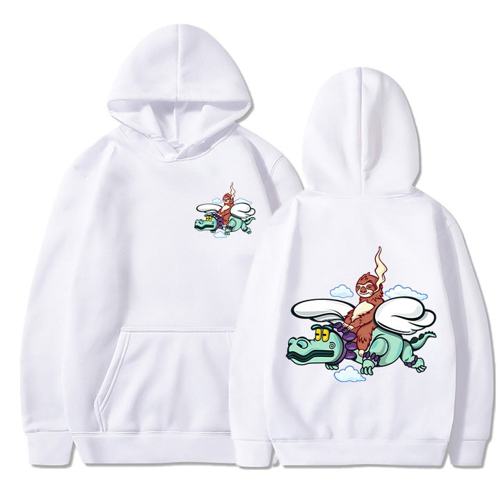 Damen Kapuzenpullover mit verspieltem Grafikdesign und hochwertiger Verarbeitung Drune