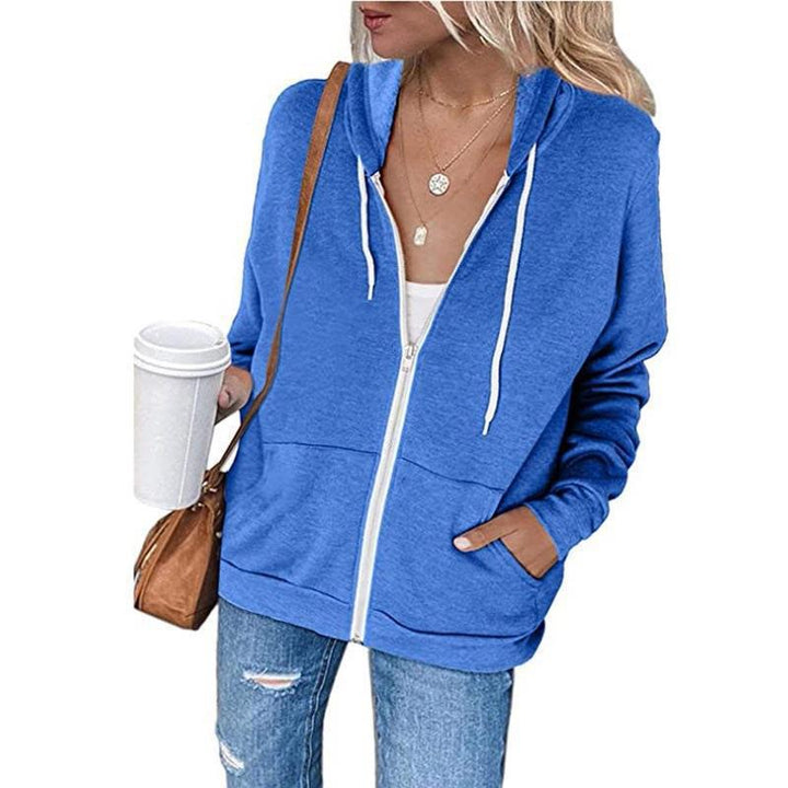 Drune | Damen Hoodie Mit Vollem Reißverschluss Und Taschen