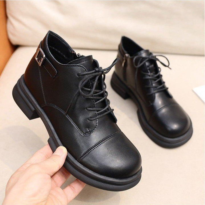Damen Modische und robuste Schnürstiefeletten Drune