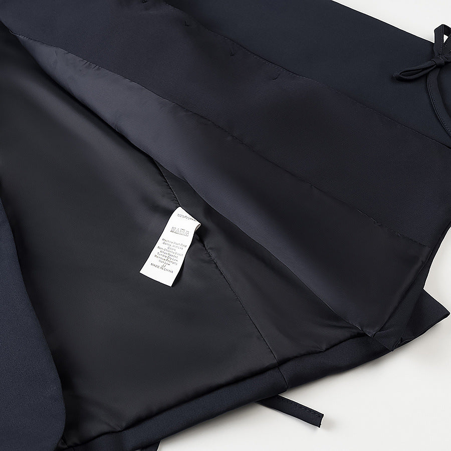 Damen nan taillierter Blazer mit dekorativen Schleifenapplikationen und klassischer Knopfleiste Drune