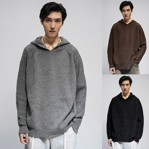 Herren Modischer Oversized Hoodie mit strukturiertem Design Drune