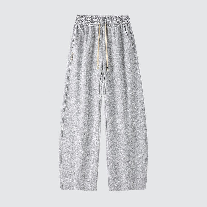 Herren Weite Relaxed-Freizeithose mit Tunnelzug & markanten Teilungsnähten Drune