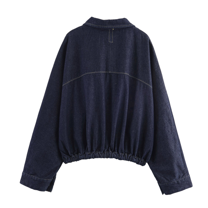 Damen 20+ hochtaillierte geradegeschnittene Jeans mit Clean-Denim und Kontrastnähten Drune