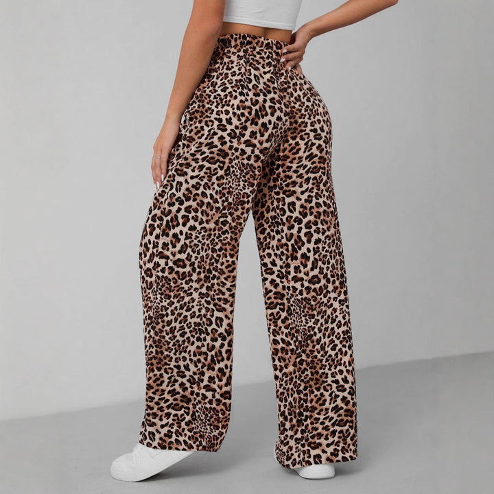Damen Weite Tiermuster-Hose Drune