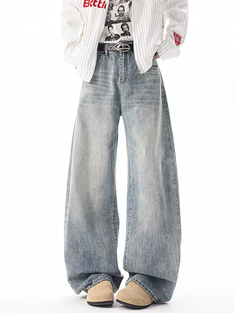 Damen Weitgeschnittene Jeans im Vintage-Stil Drune