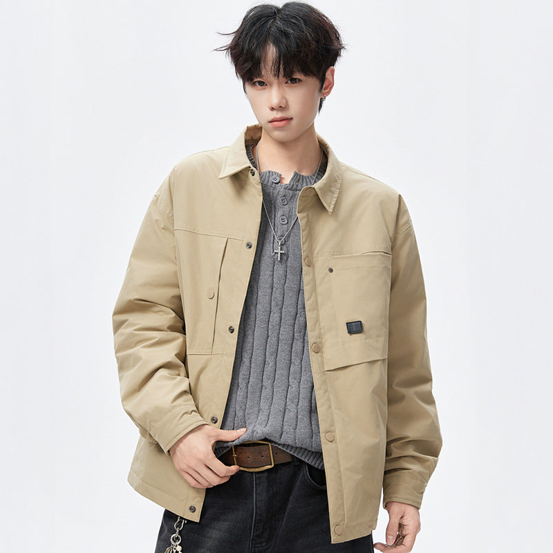 Herren Funktionale Fieldjacke mit Thermofutter und Utility-Taschen Drune