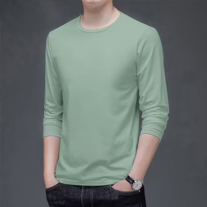 Herren Langarmshirt mit eleganter Textur Drune
