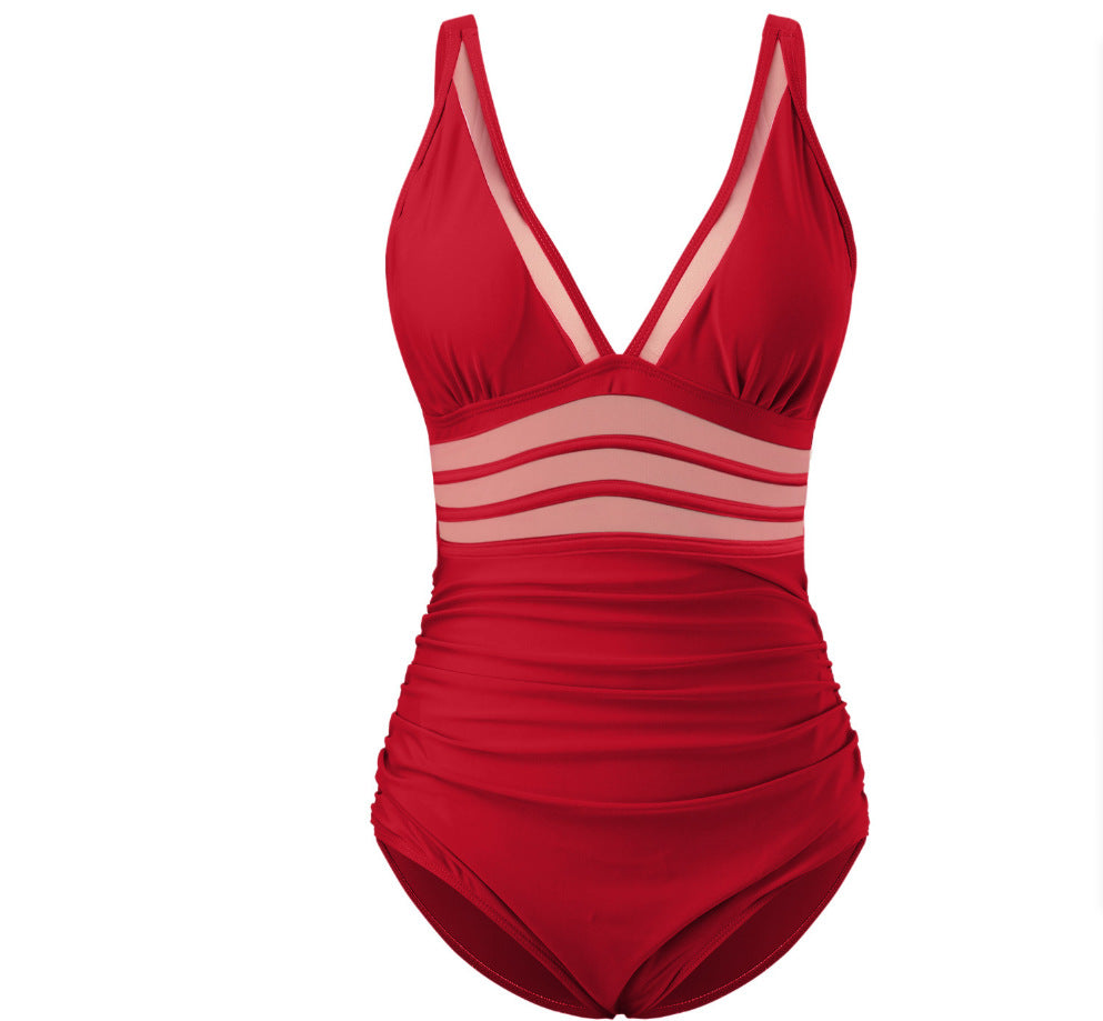 Damen eleganter Badeanzug mit verführerischen Cut-Out-Details Drune