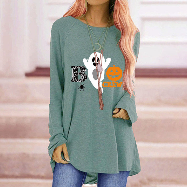 Damen lässiges Halloween T-Shirt Drune