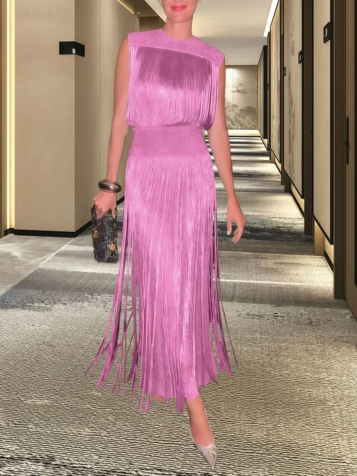 Damen Elegantes Abendkleid mit schwingendem Saum Drune