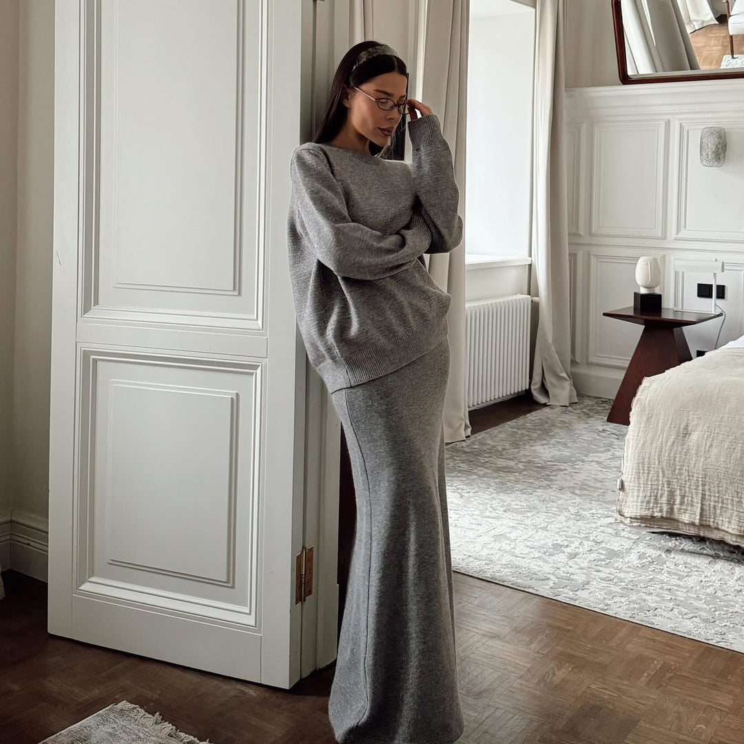 Damen Elegantes und gemütliches Strickensemble Drune