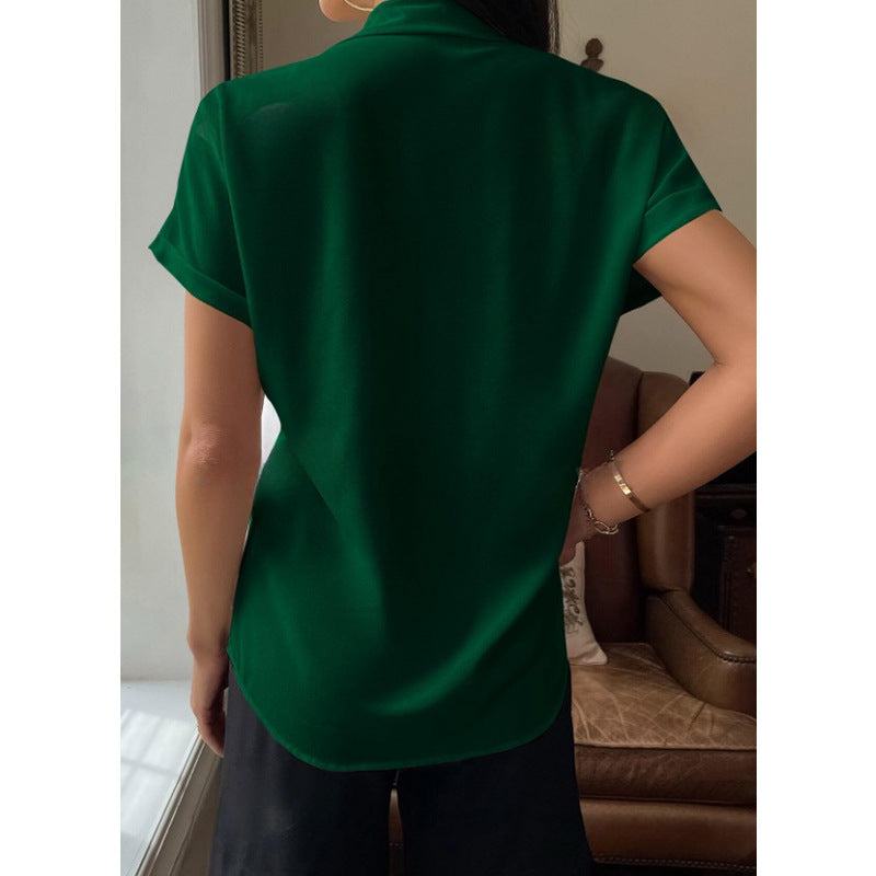 Damen elegante, leichte Bluse Drune