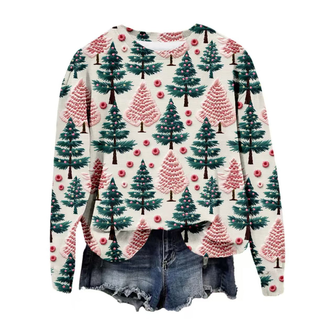 Damen Verspielter Weihnachts-Pullover Drune