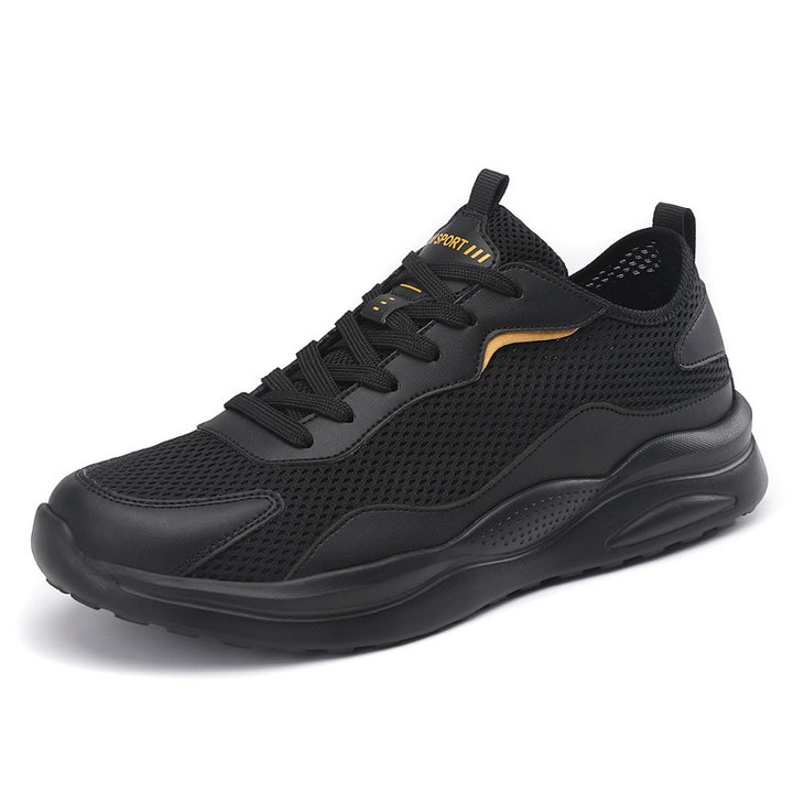 Herren nan schlanker Freizeit-Sneaker mit feinmaschigem Netzgewebe, anatomisch geformter Komfortsohle und griffiger Mehrzweck-Profilsohle Drune