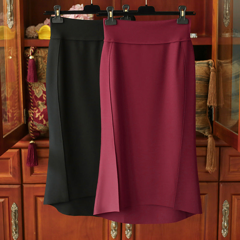 Damen Eleganter und figurbetonter Midi-Rock Drune