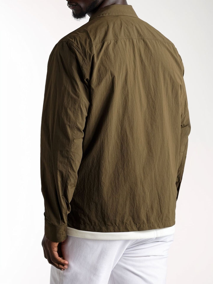 Herren lässige Baumwolljacke mit strukturiertem Obermaterial Drune