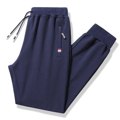 Herren Konische Thermo-Jogginghose mit Reißverschlusstaschen & Kordelbund Drune