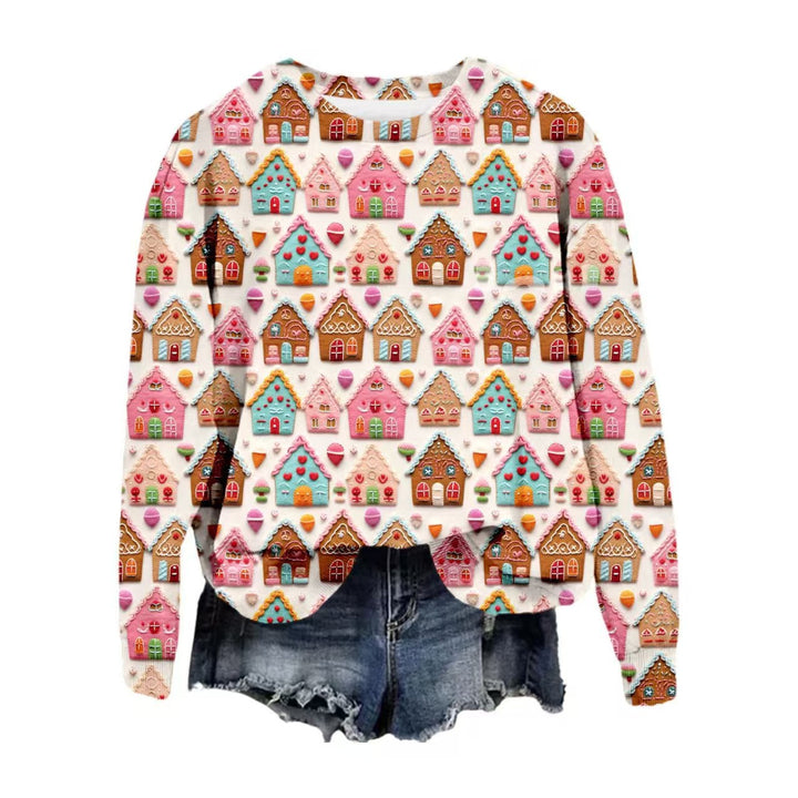 Damen Verspielter Weihnachts-Pullover Drune