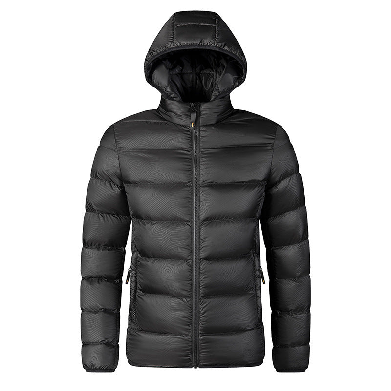 Herren Wasserdichte Steppjacke mit Kapuze Drune