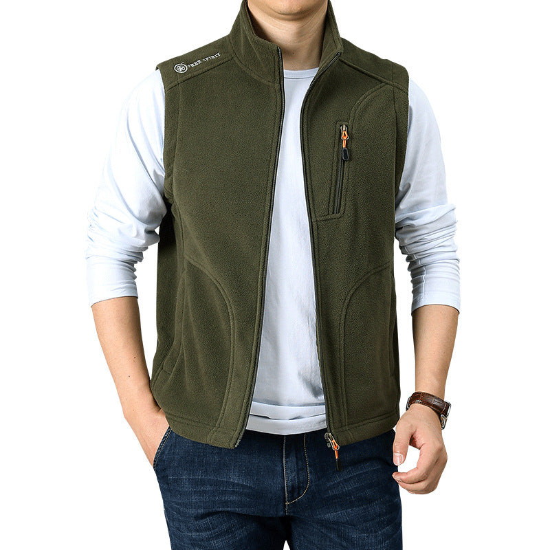 Herren Weiche Fleece-Weste Drune
