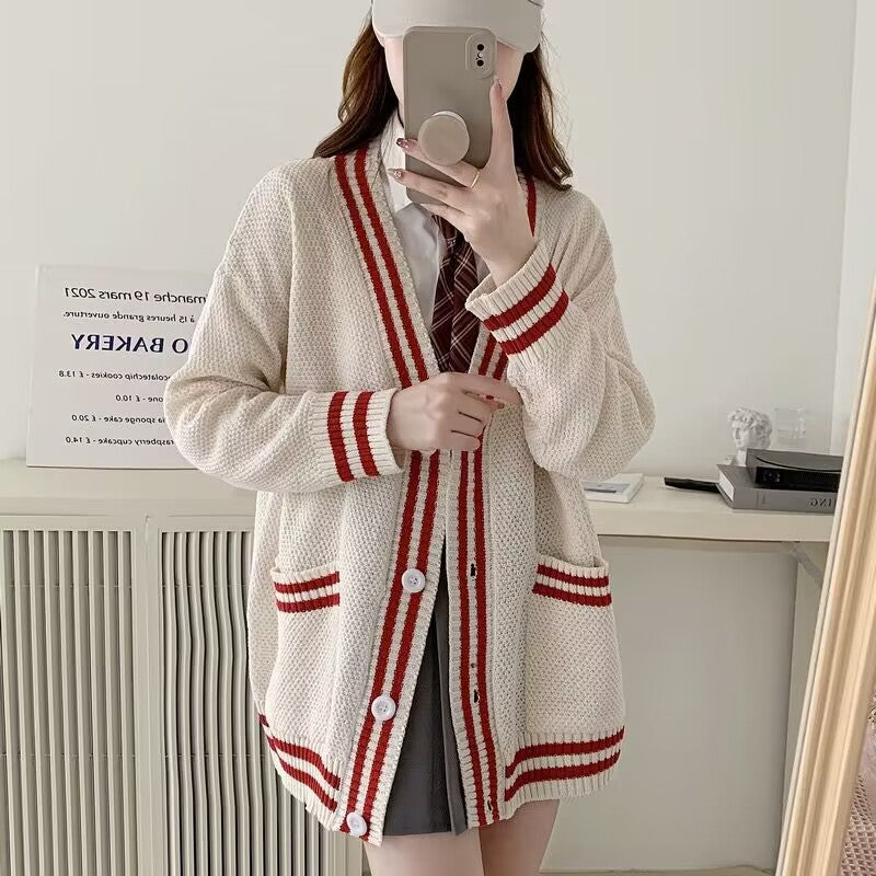 Damen lässiger Strickcardigan Drune