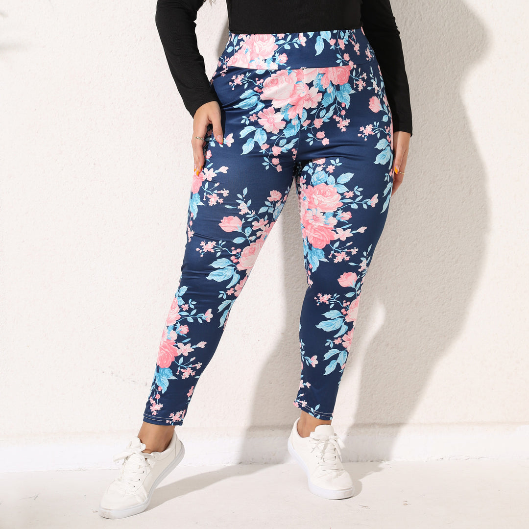 Damen Blumenleggings Drune
