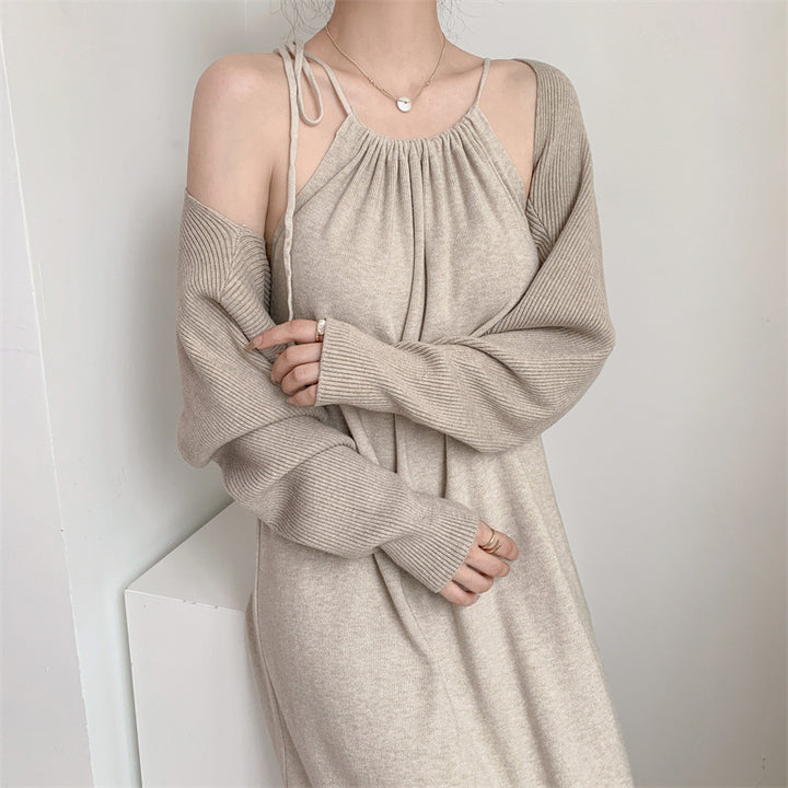 Damen Maxikleid mit verstellbaren Trägern und elegantem Schnitt Drune